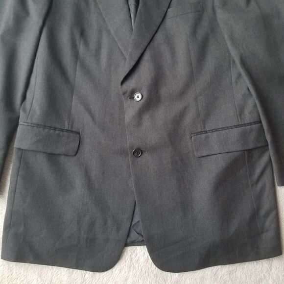 Hart Schaffner Marx Gold Trumpeter Blazer Men's 42R Grey Suit Jacket Nordstrom - Picture 3 of 14